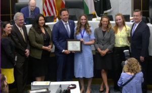 Volunteer Recognized by County Board of Supervisors